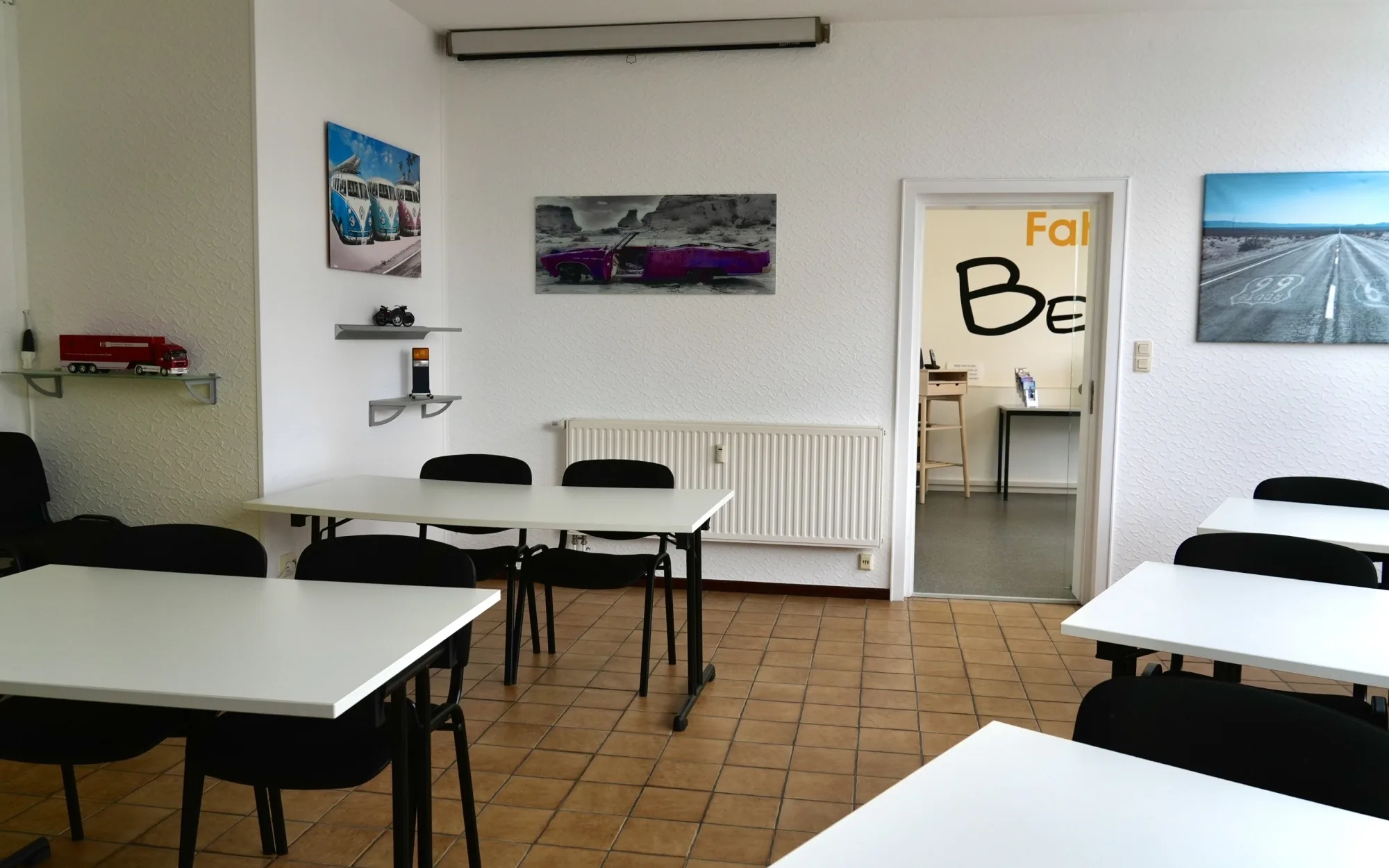 Theorieraum der Fahrschule Bernert in Kirchhain